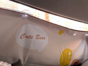 索捷斯（SUOJIESI）汽車(chē)遮陽(yáng)簾可愛(ài)后車(chē)窗遮陽(yáng)擋防曬隔熱車(chē)內后擋風(fēng)玻璃遮光簾遮陽(yáng)板 氣球小熊 曬單實(shí)拍圖
