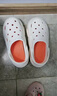 森馬洞洞鞋女款夏季防滑厚底踩屎感EVA可愛(ài)包頭拖鞋外穿簡(jiǎn)約沙灘涼鞋 白粉（旗艦款） 37-38 曬單實(shí)拍圖