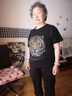 狄帝鯊 歐洲站夏季新款潮流時(shí)尚男裝重工燙鉆冰絲t恤男印花棉質(zhì)短袖男士 四方-T3021純棉【黑色】 XL 曬單實(shí)拍圖
