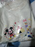 小咕嘟熊女童短袖T恤夏裝2025新款兒童半袖夏季上衣女大童女孩衣服 米白 150 曬單實(shí)拍圖