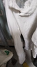 魯雅爾白色高腰牛仔褲女春夏季新款寬松窄版顯瘦直筒褲小個(gè)子高級(jí)感長褲 白色 2XL （建議140斤到152斤） 曬單實(shí)拍圖