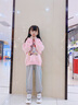 好莉婭女童褲子秋冬加絨兒童加厚衛(wèi)褲中大童休閑運動褲秋裝秋季女孩棉褲 灰色 三層夾棉 150(建議身高145左右) 曬單實拍圖