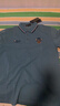 AU. ASPOLO保羅衫短袖t恤男夏季絲光棉翻領(lǐng)刺繡T恤衫男裝商務(wù)休閑半袖體恤衫 湖藍(lán)色 2XL 曬單實(shí)拍圖