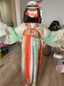 愛(ài)寶適兒童漢服六一女童夏裝中國風(fēng)古裝女孩兒童節禮物漢服唐裝連衣裙 風(fēng)鳶紗裙 160 碼【建議身高150-160cm】 曬單實(shí)拍圖