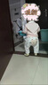 滿芽兒嬰兒夏季薄款大pp褲男女寶寶純棉七分pp褲兒童居家外出休閑褲 深藍(lán)小象 73 曬單實拍圖