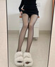 佰姿緣菠蘿絲襪女夏季超薄款防勾絲膚肉色光腿神器春秋大碼不掉檔連褲襪 自然膚【2雙】 均碼 均碼80-110斤穿丨防勾絲自然 曬單實拍圖