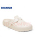 BIRKENSTOCK勃肯德國進口男女款EVA時尚外穿Boston包頭沙灘拖鞋 白色/蛋殼白窄版1027382 38 曬單實拍圖