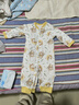 爆款幼兒連體衣夾棉薄棉長(cháng)袖哈衣寶寶保暖爬服嬰兒衣服秋冬新款 40g薄棉-金絲猴 80cm 曬單實(shí)拍圖
