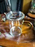 玉蘭香 加厚耐高溫全玻璃泡茶壺過濾內膽沖茶器紅茶泡綠茶泡辦公室功夫茶具小號 02款茶壺250ML黃色把手 曬單實拍圖