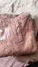 KAHTOP 2025秋冬新款加絨加厚蕾絲打底衫女士長(cháng)袖修身小衫內搭上衣YYQ 粉色 加絨 2XL 125-135斤 曬單實(shí)拍圖