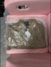 Teenie Weenie小熊男裝休閑外套秋裝美式復古街頭潮流仿麂皮夾克男 卡其色 L 曬單實(shí)拍圖