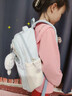 潮年華chaonianhua韓系可愛(ài)少女書包輕便初中女生高中小學(xué)生雙肩包大容量百搭背包 藍(lán)色【可愛(ài)貓】 曬單實(shí)拍圖
