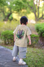 迪士尼男童夏裝套裝2025新款夏季薄款印花短袖T恤兒童夏款兩件套夏 黑色 150 cm 曬單實(shí)拍圖