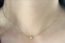 卡地亞（Cartier）【保價(jià)618】d'Amour項(xiàng)鏈小號(hào)款18K玫瑰金/黃 18K黃金B(yǎng)7224517鑲嵌1顆鉆石38-4 曬單實(shí)拍圖