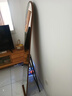 藝世界中古風(fēng)落地全身鏡家用高清穿衣鏡掛墻臥室玻璃鏡服裝店大試衣鏡子 胡桃色40*155實(shí)木底托＋支架款 曬單實(shí)拍圖