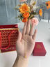 中國黃金（CHINA GOLD）黃金項鏈女足金小方糖吊墜鎖骨鏈掛生日禮物送女友老婆教師節禮物 足金小方糖吊墜 約1.5g【贈925鏈】 曬單實(shí)拍圖