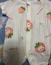 愛(ài)貝迪拉短袖夏裝連體衣嬰兒衣服夏季薄款新生嬰幼兒睡衣外出男女寶寶空調 貝麗莓兔（無(wú)骨小涼衣） 100cm 【建議25—30斤】 曬單實(shí)拍圖