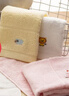 內(nèi)野日式刺繡兒童巾純棉卡通洗臉家用毛巾寶寶柔軟吸水面巾3條裝 （獅子+兔子+綿羊） 3條 48g 25cm*50cm 曬單實拍圖