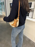 MCMHIMMEL小號hobo包腋下包斜挎包女包通勤單肩包七夕禮物 燕麥色 小號 曬單實拍圖