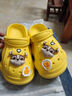 妙優(yōu)童夏季新款EVA親子防滑卡通兒童洞洞鞋拖鞋女童居家室內外男孩涼拖 PW4085汪汪隊/黃色 單層 EVA 20 （30-31碼） 內長(cháng)20cm 曬單實(shí)拍圖