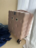 琳瑯鹿行李箱小型可登機箱男女兒童拉桿箱旅行箱免托運萬(wàn)向輪密碼箱皮箱 可愛(ài)粉（終生質(zhì)保+運費險+貼紙） 18英寸 【可坐人100斤】 曬單實(shí)拍圖
