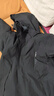 回力沖鋒衣男女三合一戶外防風(fēng)防水登山服抓絨衣可拆卸夾克外套黑色 曬單實(shí)拍圖