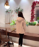 POLOWALK2025春季新品日常通勤休閑簡約百搭舒適寬松女式外套AB2W51450051 淺粉 M 曬單實拍圖