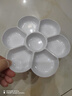 馬利仿瓷調色盤(pán) 耐摔大號畫(huà)碟學(xué)生用國畫(huà)水粉水彩顏料盤(pán) 直徑17CM 曬單實(shí)拍圖
