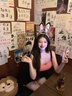 萬欣兒純欲風(fēng)辣妹包臀短裙夏季修身顯瘦設(shè)計(jì)感疊穿吊帶連衣裙兩件套裝女 黑色裙子 M 建議90-105斤 曬單實(shí)拍圖