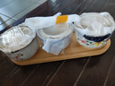 屋里屋外廚房調料盒陶瓷調味罐組合套裝家用鹽罐佐料收納盒糖罐油潑辣椒罐 花楹款-三件套帶托盤(pán)帶勺子 曬單實(shí)拍圖