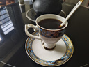 瑞玖歐式骨瓷咖啡杯碟套裝家用下午茶茶具浮雕金咖啡具禮盒喬遷送禮 凡爾賽咖啡杯碟勺*6 送杯架 曬單實(shí)拍圖