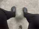BIRKENSTOCK勃肯德國(guó)進(jìn)口男女款牛皮革軟木外穿Boston包頭拖鞋 黑色-常規(guī)版60191 43 曬單實(shí)拍圖