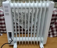 美的（Midea）【白玉】取暖器/電暖器/電暖氣家用/烤火爐/13片大面積/電熱油汀/油酊/電熱器/電熱取暖器HYX22N 曬單實(shí)拍圖
