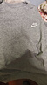 耐克（NIKE）衛(wèi)衣男2024冬季新款時(shí)尚休閑針織套頭衫潮舒適上衣BV2667 BV2667-063/灰色/白小勾 M 曬單實(shí)拍圖