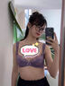 莫代爾純欲蕾絲性感內(nèi)衣女套裝聚攏收副乳超薄本命年紅色透明美背文胸罩 紫色套裝(內(nèi)衣禮盒) 80D (36) 【大胸顯小】 曬單實(shí)拍圖