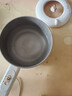 小貝熊寶寶輔食鍋煎煮一體多功能電蒸鍋嬰兒輔食家用宿舍煮粥煮面不粘鍋 2升機器款+蒸籠 曬單實(shí)拍圖