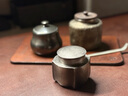 斑錫·龍一修作品不二茶倉復古便攜錫罐純錫茶葉罐純手工錫器密封罐儲茶 不二茶倉-小號 曬單實(shí)拍圖