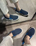 阿迪達斯 （adidas）男鞋 秋季新款低幫休閑鞋帆布鞋透氣懶人鞋輕便一腳穿戶(hù)外運動(dòng)鞋 3503/藍色/一腳穿/清風(fēng)透氣 41 曬單實(shí)拍圖