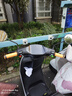 山竹電動(dòng)車摩托車手把套防滑吸汗車把套手把膠套握把減震纏繞通用 橙色兩條（通用型） 曬單實(shí)拍圖
