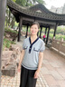 哥瑞美2025新款媽媽裝短袖T恤中年女夏裝冰絲中老年人針織衫母親節(jié)禮物 藍色短袖 均碼 （建議80-130斤） 曬單實拍圖