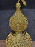 梟庭閣全銅擺件《花絲吉祥葫蘆》客廳玄關(guān)辦公室桌面裝飾品送禮禮品 花絲吉祥葫蘆 寬11高24重0.65kg 曬單實(shí)拍圖