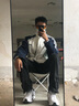 錯搭牛仔褲男夏季薄款休閑男士2025新款美式寬松直筒褲男闊腿褲子男生 黑色 XL 曬單實拍圖