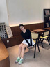 縈妃公主（YINGFEIPRINCESS）2025新款厚底網(wǎng)面鞋增高榴蓮底老爹鞋女真皮洋氣系帶透氣休閑女鞋 綠色 36 曬單實(shí)拍圖