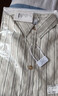 燕潯條紋襯衫女設計感小眾寬松顯瘦長(cháng)袖上衣2025春新款百搭襯衣女裝 米咖色 2XL 曬單實(shí)拍圖