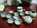 高檔茶具套裝家用哥窯冰裂功夫泡茶壺茶杯喝茶茶道配件整套茶具 醒龍哥窯茶具套裝12入 曬單實(shí)拍圖