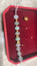 羅威寶格黃金花瓣轉(zhuǎn)運(yùn)珠足金999小車輪齒輪隔珠配件手鏈diy隔片配飾 黃金隔片約0.03g 曬單實(shí)拍圖