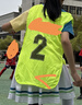 RE-HUO網(wǎng)眼對抗服籃球足球訓練背心分組分隊團建拓展馬甲可印字自主DIY 熒光色 均 碼 【兒童碼】 曬單實(shí)拍圖