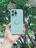 RIK SMITS適用iphone16promax手機殼蘋果14plus液態(tài)硅膠iPhone15promax自帶指環(huán)支架磁吸高檔軟外殼全包防摔 海軍藍】 磁吸真液態(tài)·自帶指環(huán)支架 iPhone 15  曬單實拍圖