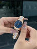 金仕盾高端2026新款女士手表品牌十大名表輕奢小眾高級感全自動(dòng)機械正品 陶瓷帶玫殼藍面女 曬單實(shí)拍圖