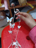歐陽(yáng)先生新款鑲鉆蝴蝶精致流蘇發(fā)箍水晶小眾設計感輕奢甜美森系超仙頭箍夏 蝴蝶流蘇  A04-204 曬單實(shí)拍圖